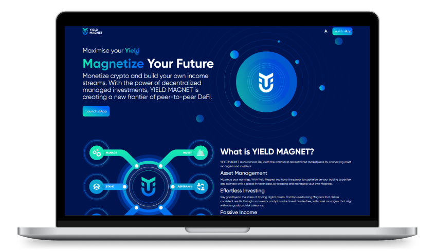 Yield Magnet - Decentralized Marketplace for DeFi
